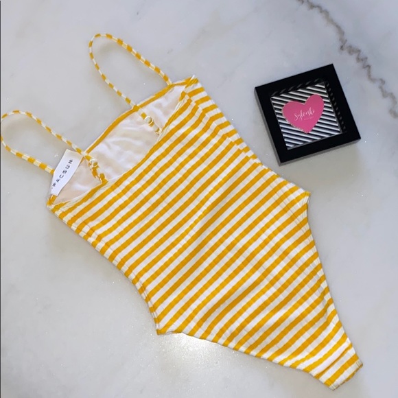 🔥 LA Hearts Ibiza Bardot One Piece Swimsuit. NWT - Picture 8 of 8